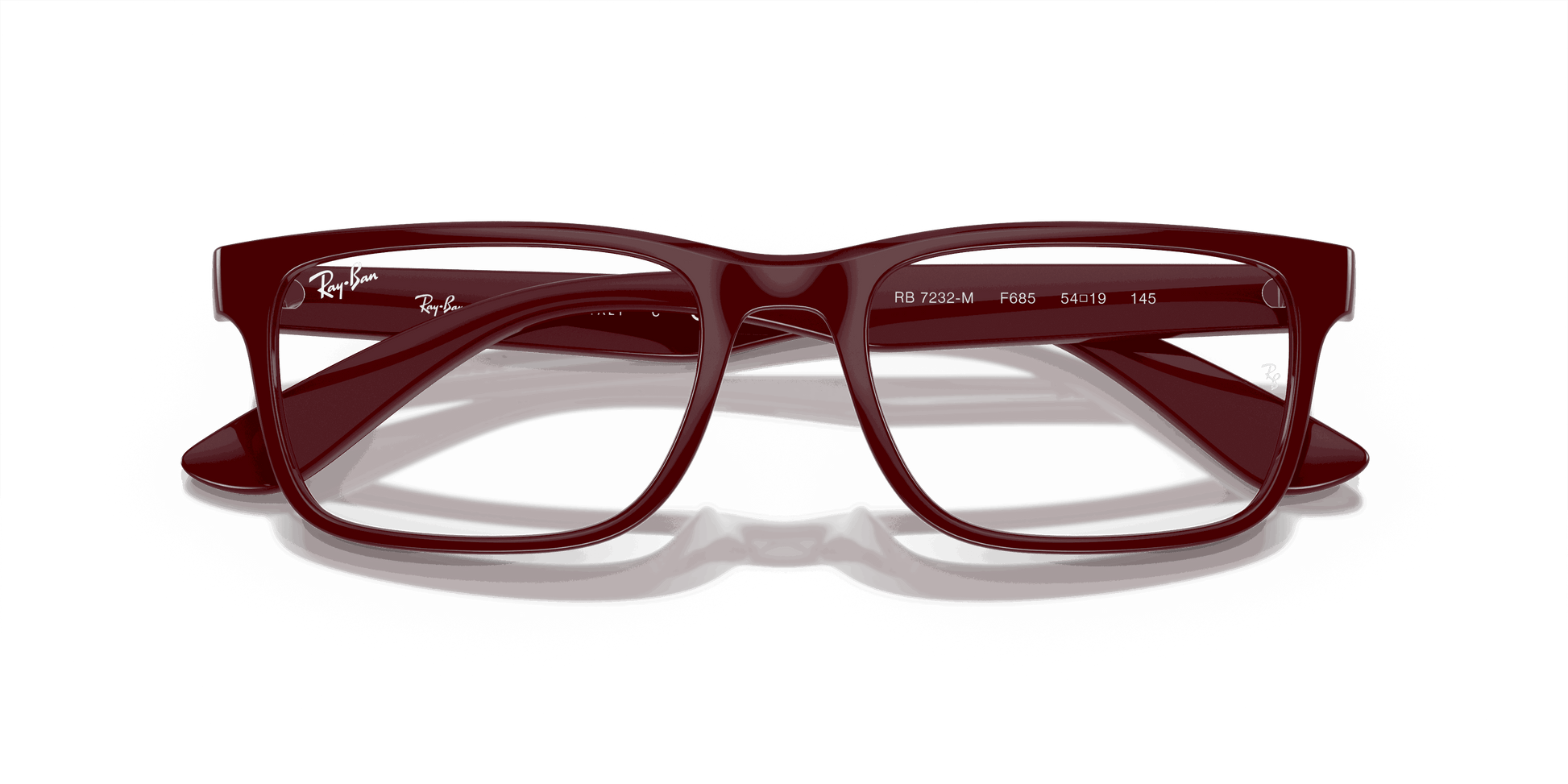 [Demo Lens Lenses, Polished Dark Red Frame]