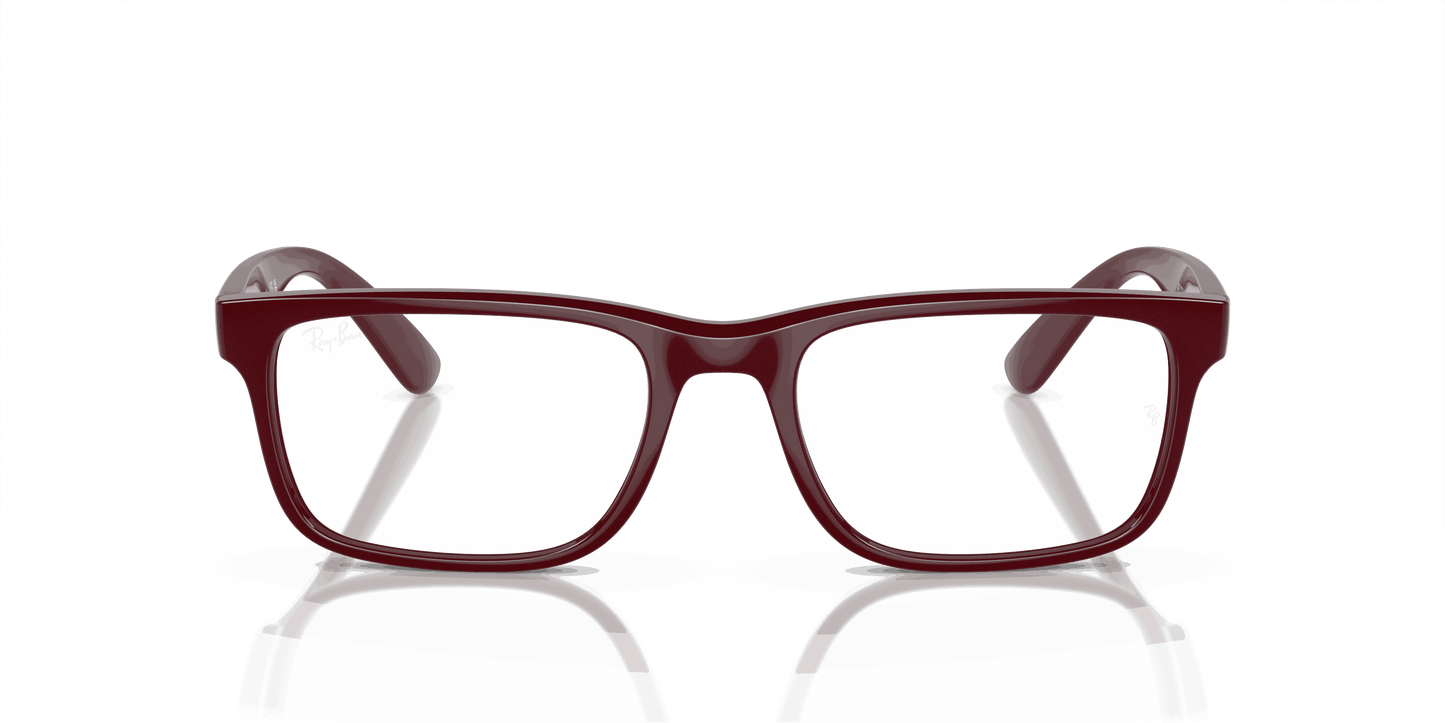 [Demo Lens Lenses, Polished Dark Red Frame]