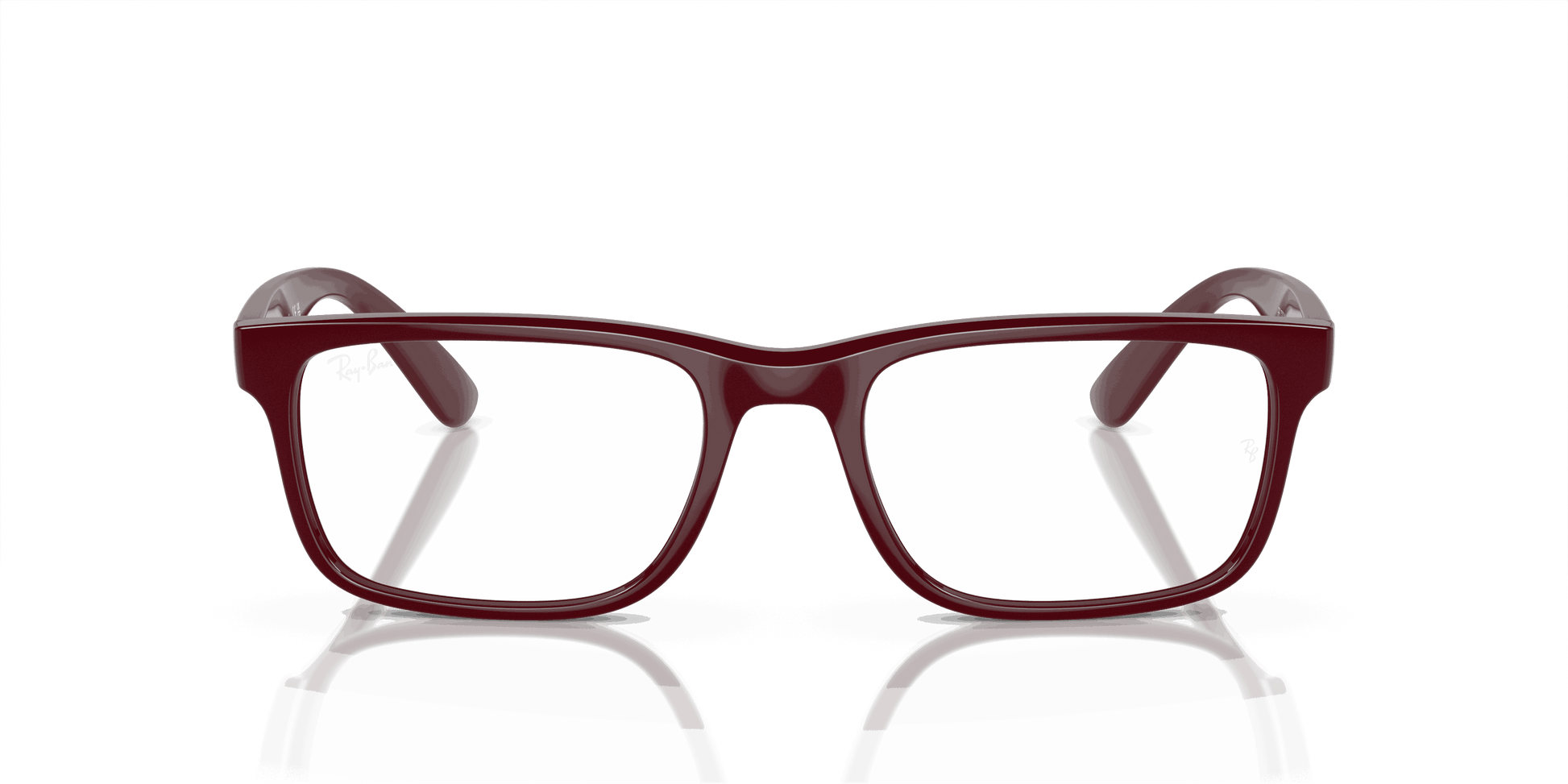 [Demo Lens Lenses, Polished Dark Red Frame]