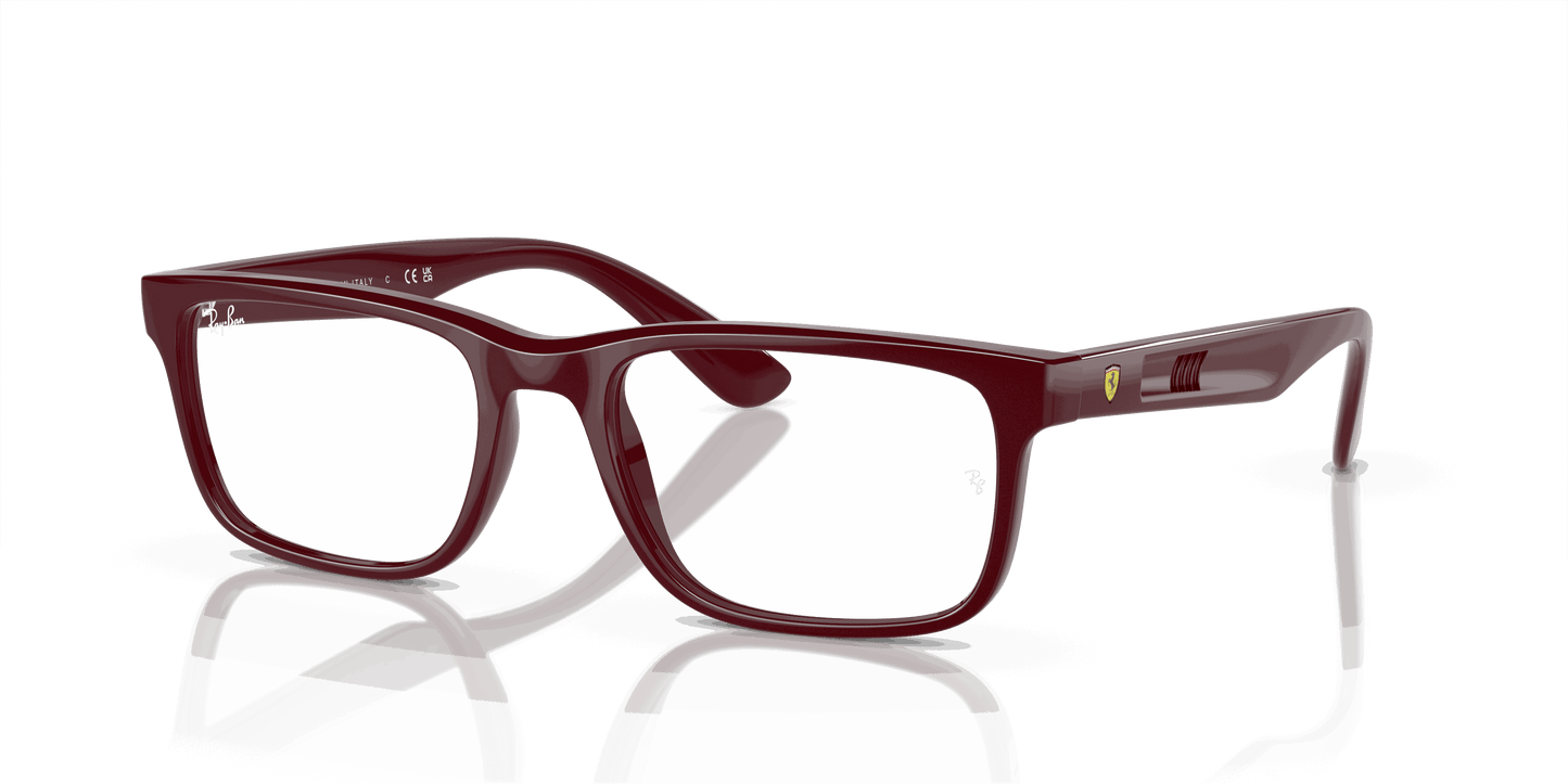 [Demo Lens Lenses, Polished Dark Red Frame]