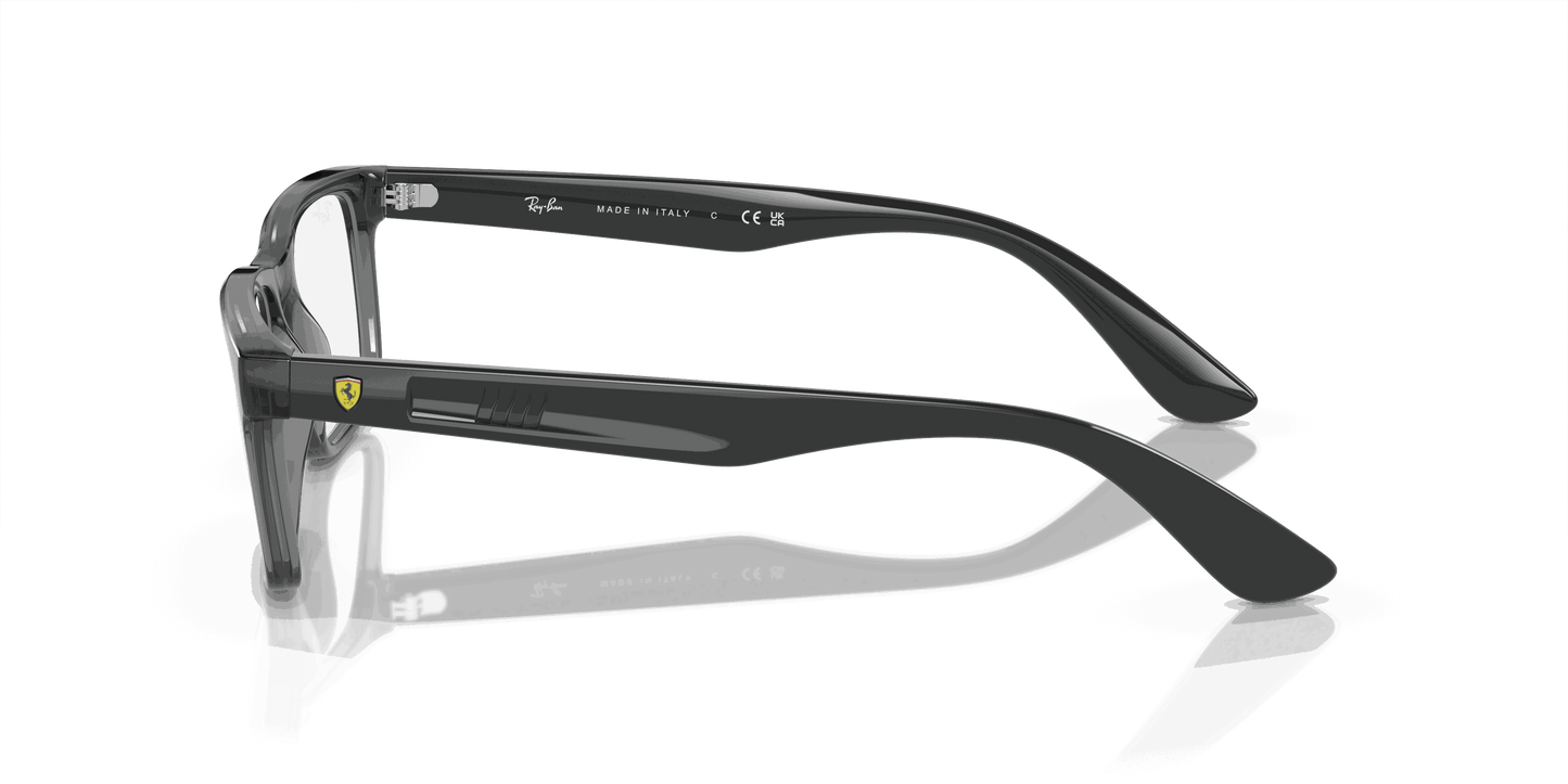 [Clear Lenses, Polished Transparent Grey Frame]