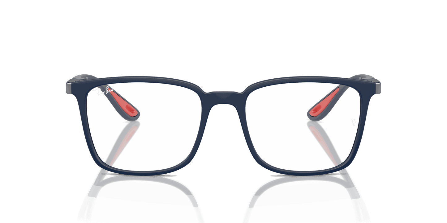 [Clear Lenses, Matte Blue Frame]