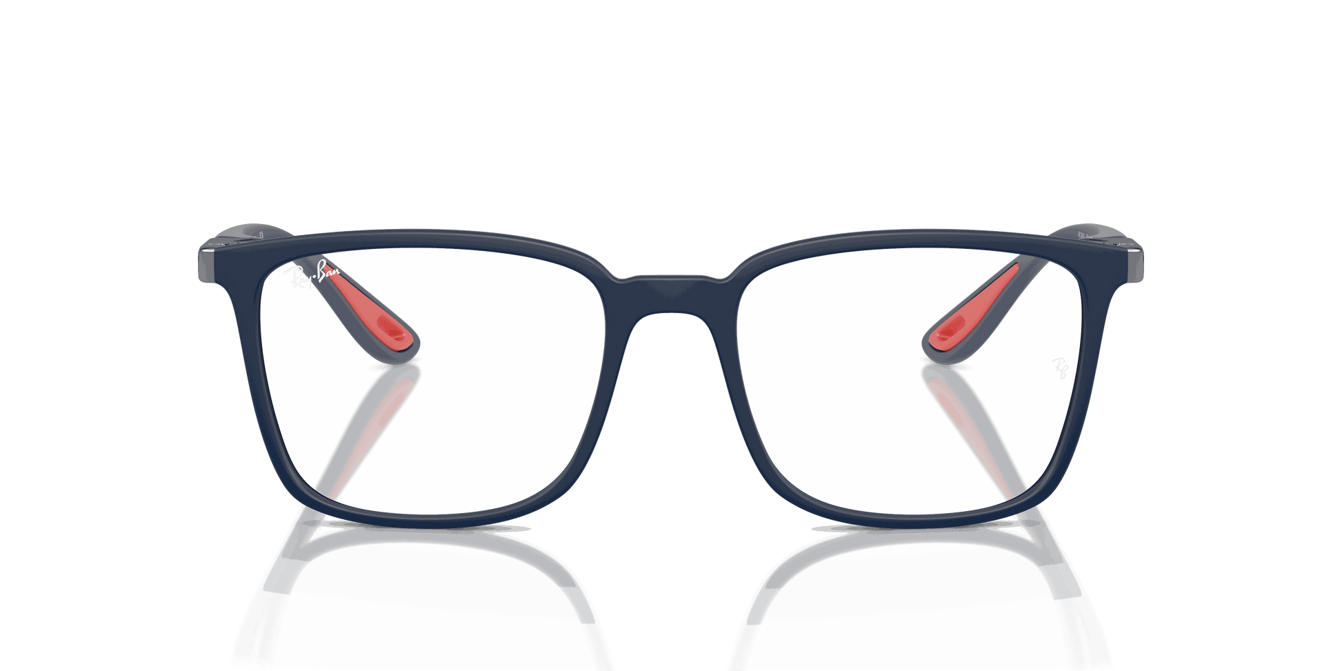 [Clear Lenses, Matte Blue Frame]