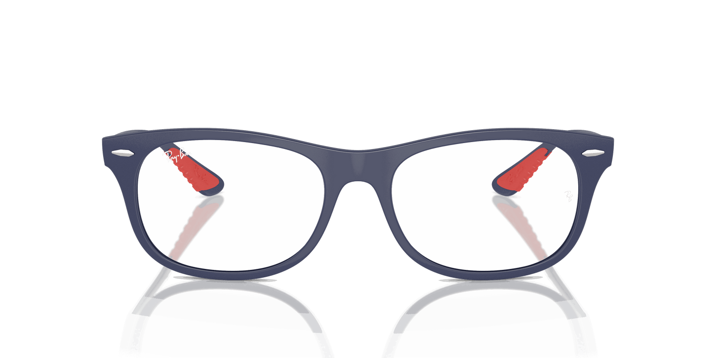 [Clear Lenses, Matte Blue Frame]