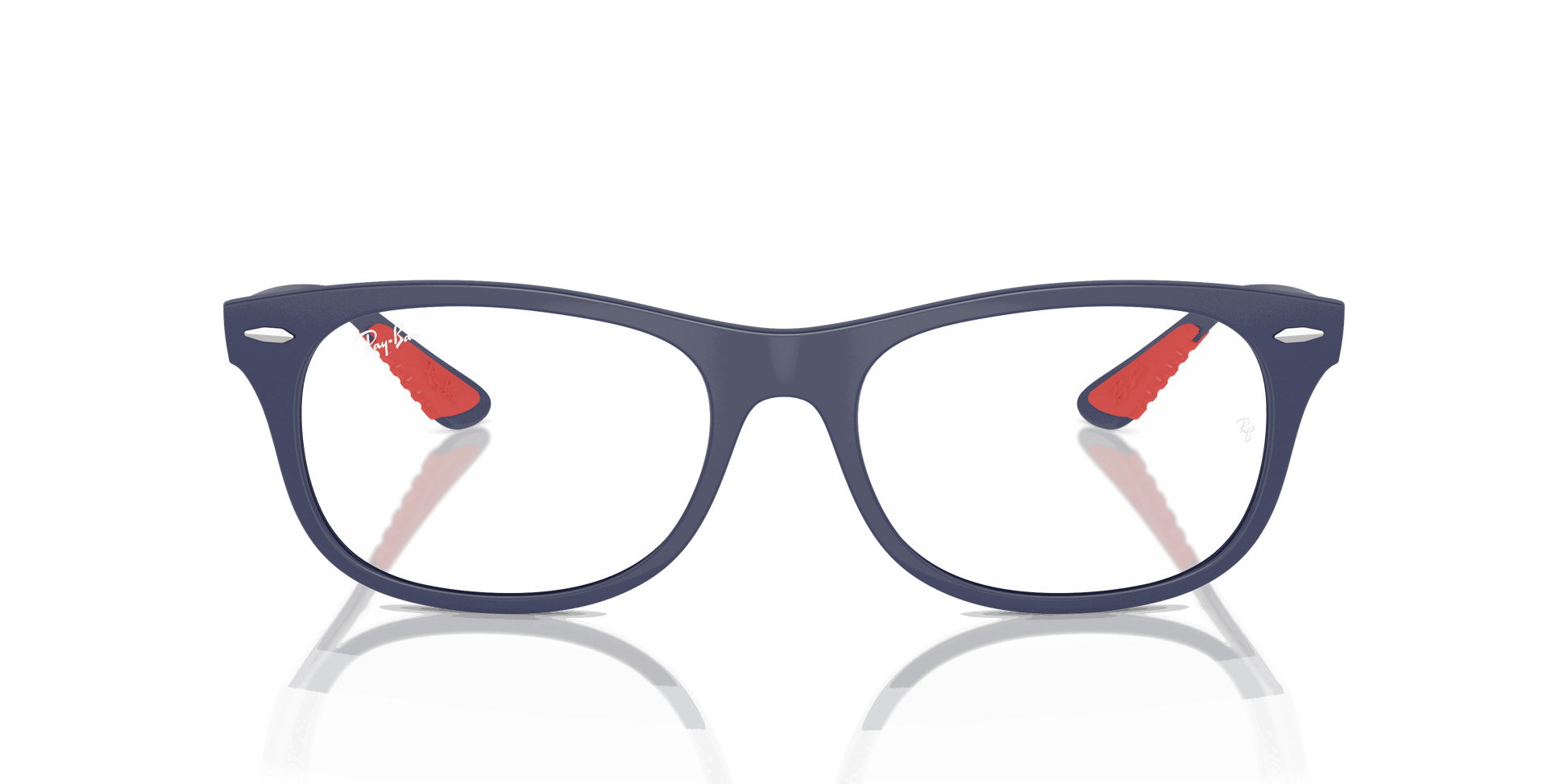 [Clear Lenses, Matte Blue Frame]