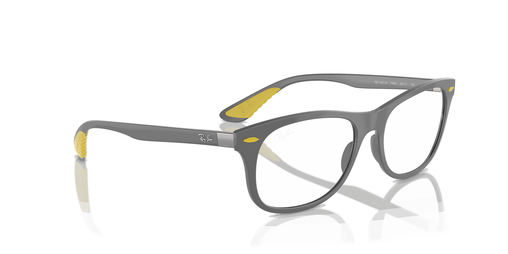 [Clear Lenses, Matte Grey Frame]