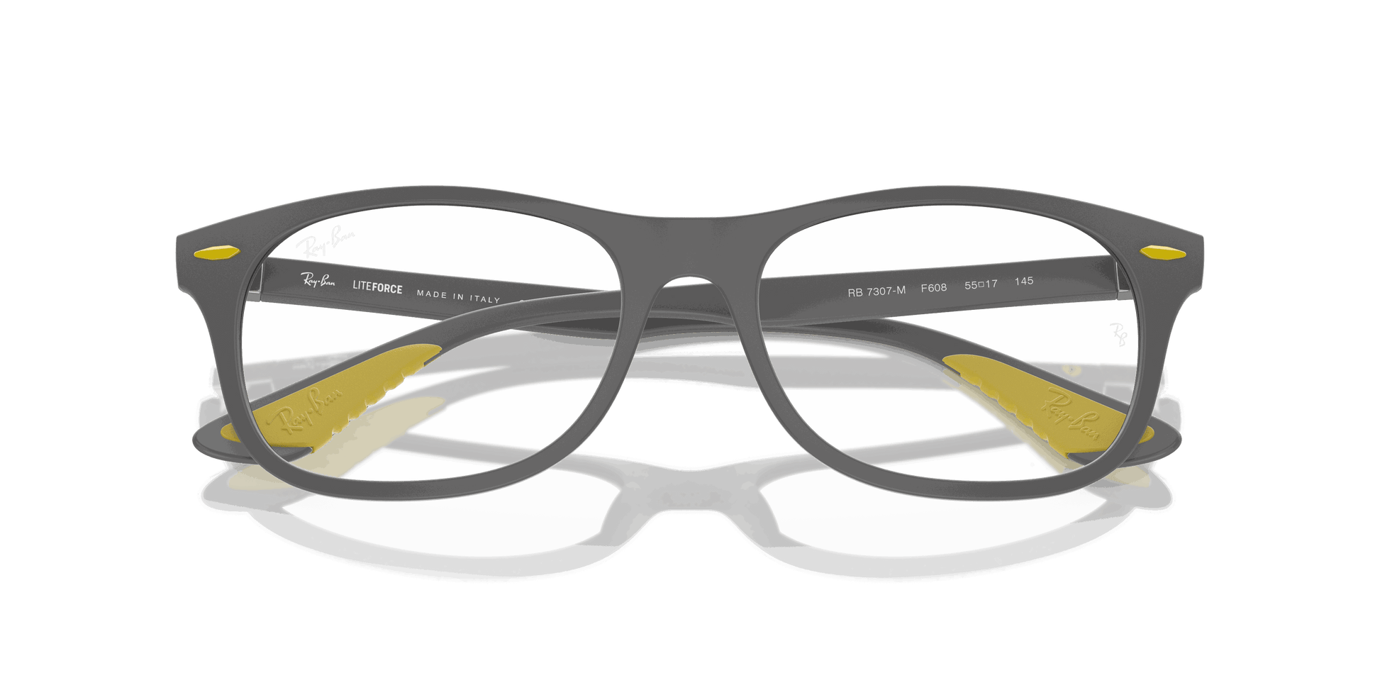 [Clear Lenses, Matte Grey Frame]