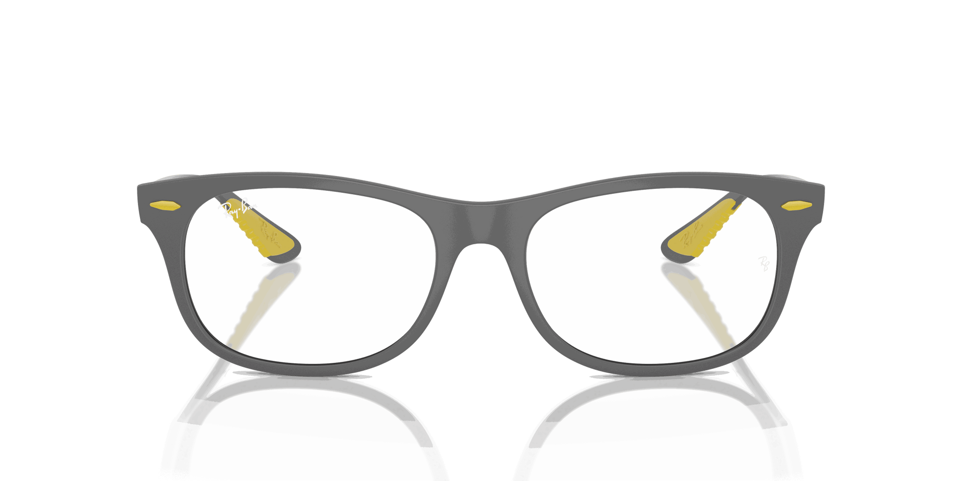[Clear Lenses, Matte Grey Frame]