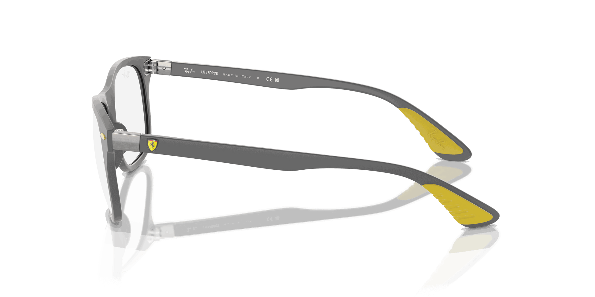 [Clear Lenses, Matte Grey Frame]