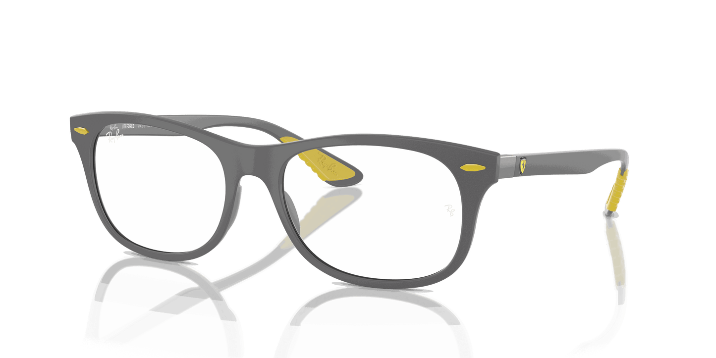 [Clear Lenses, Matte Grey Frame]