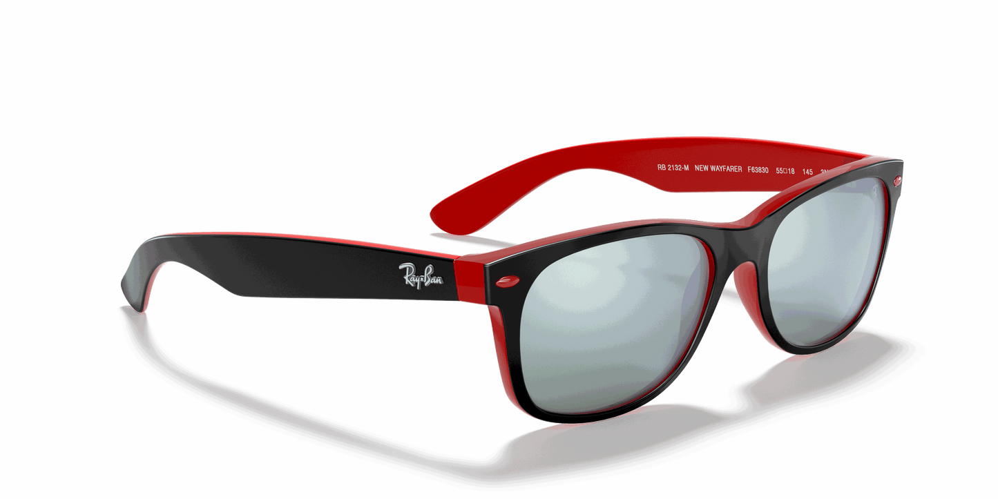 [Silver Flash Lenses, Matte Black Frame]
