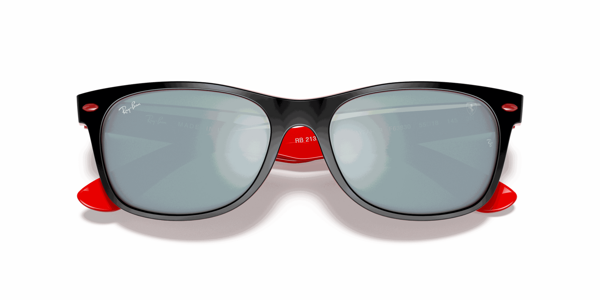 [Silver Flash Lenses, Matte Black Frame]