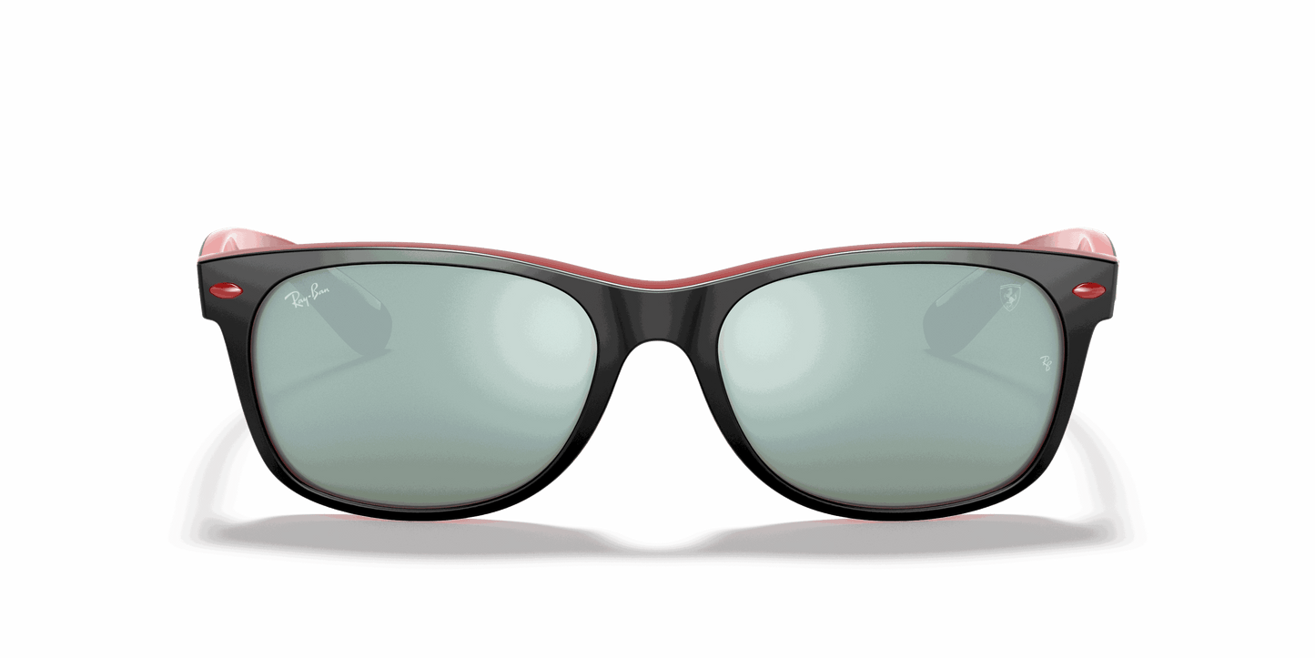 [Silver Flash Lenses, Matte Black Frame]