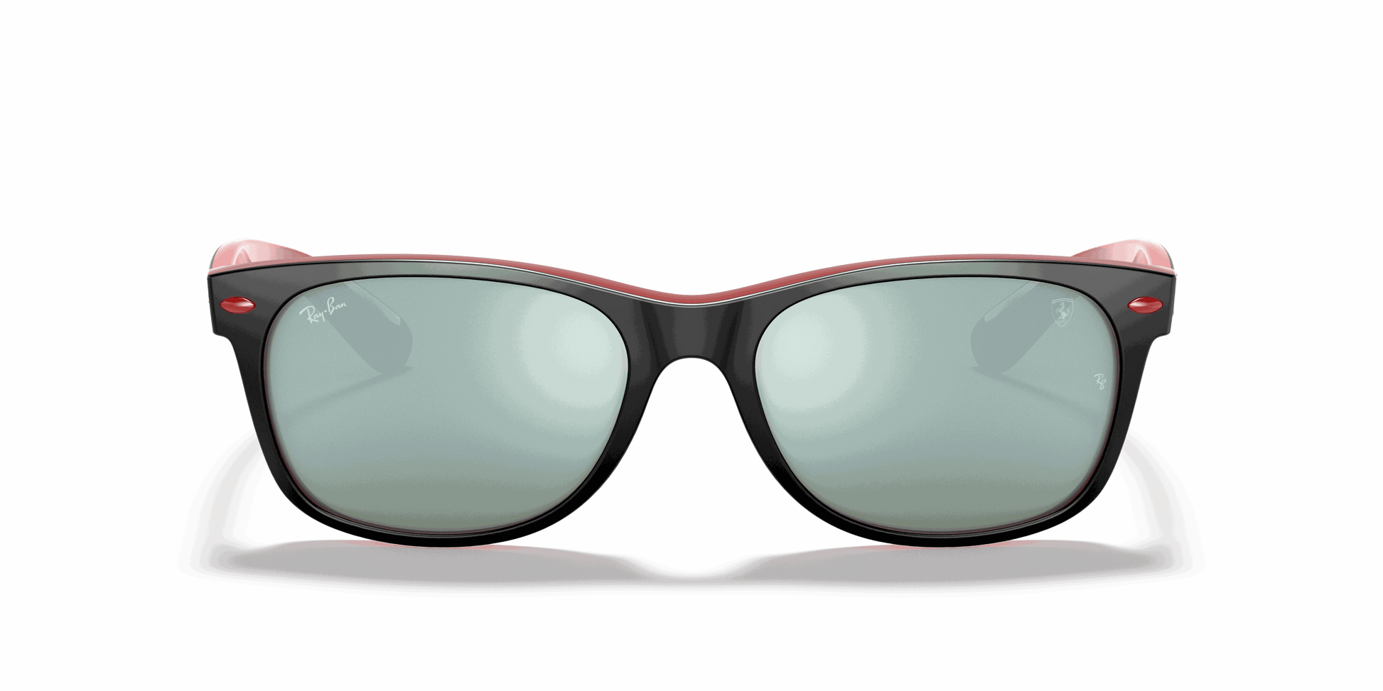 [Silver Flash Lenses, Matte Black Frame]