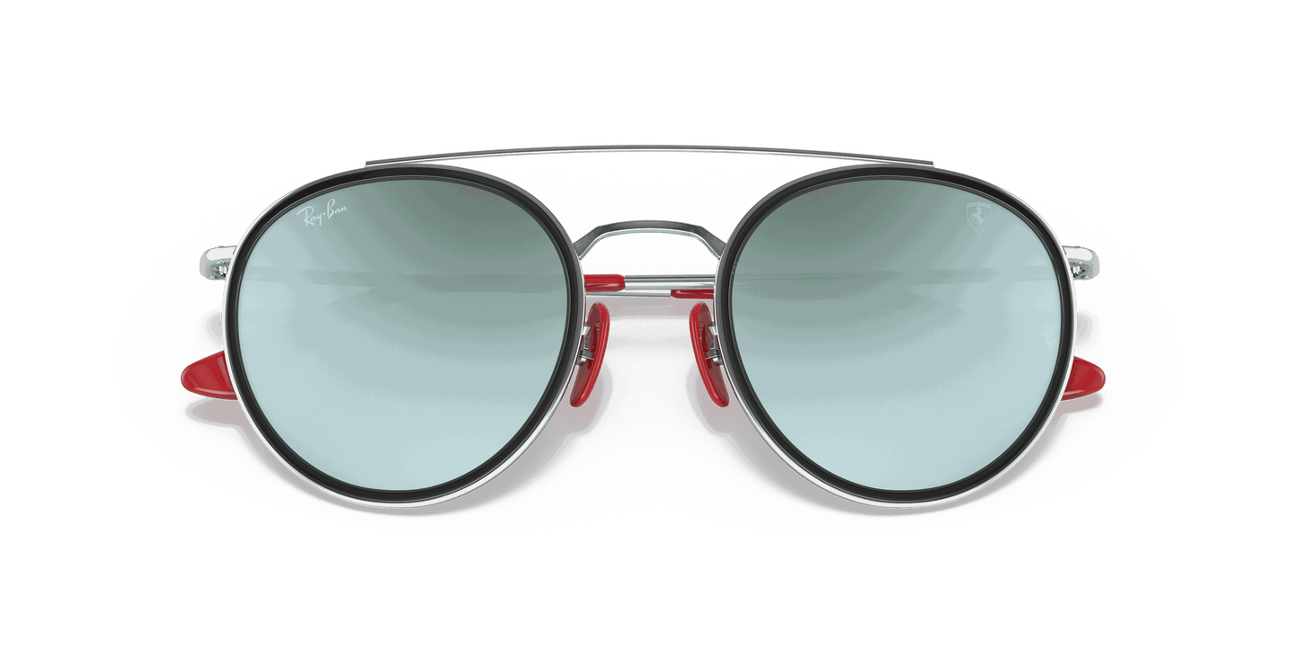 [Silver Flash Lenses, Polished Silver Frame]