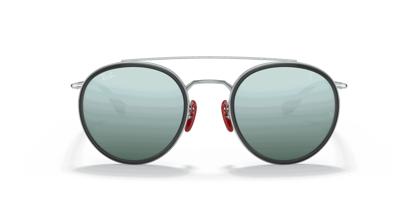 [Silver Flash Lenses, Polished Silver Frame]