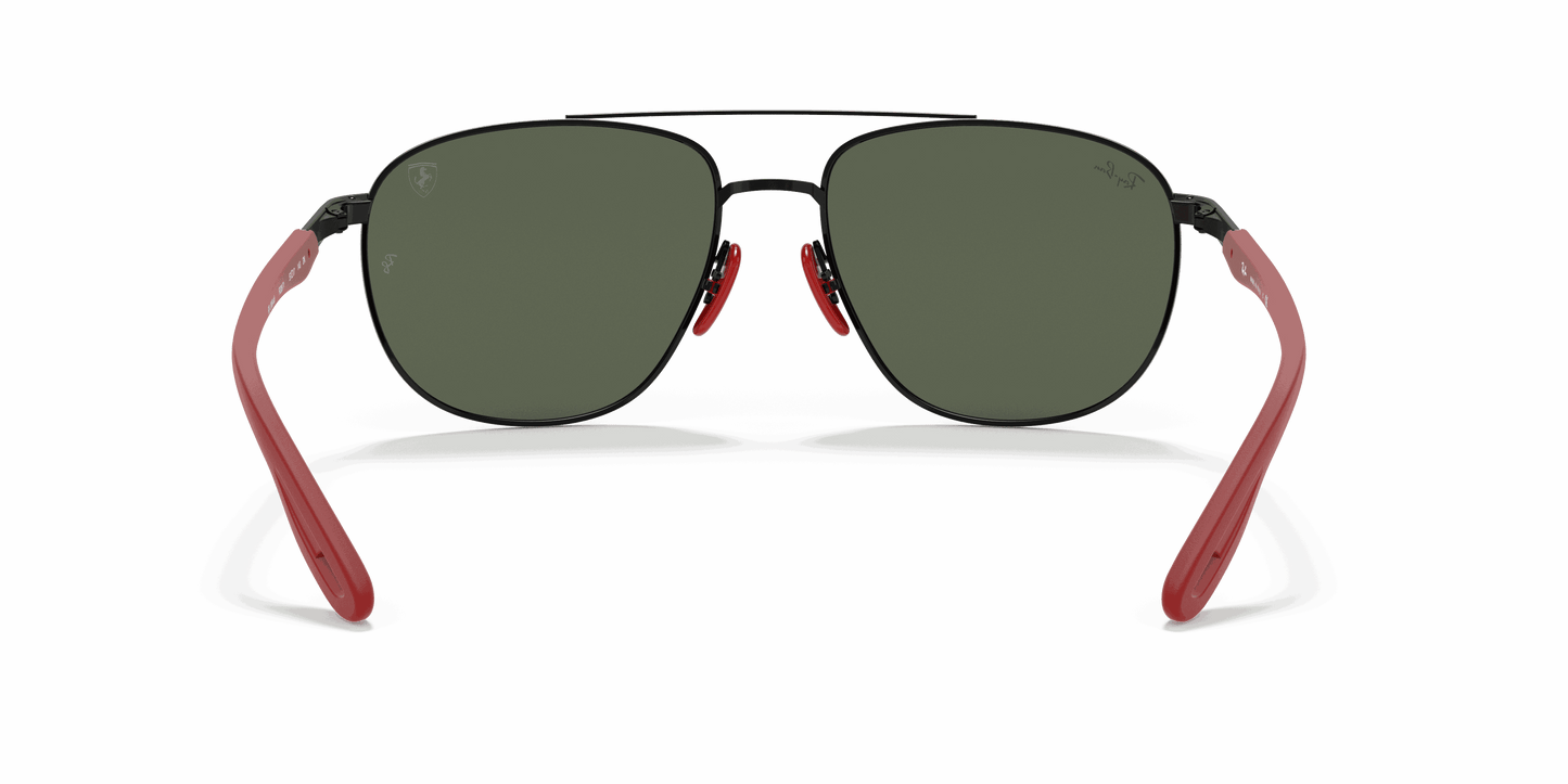 [Green Classic Lenses, Polished Black Frame]