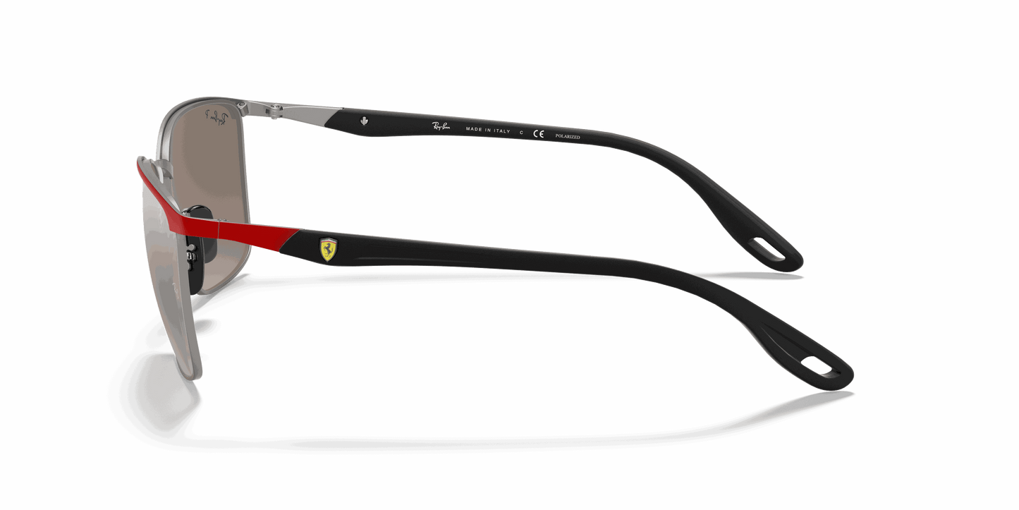[Silver Lenses, Matte Red Frame]