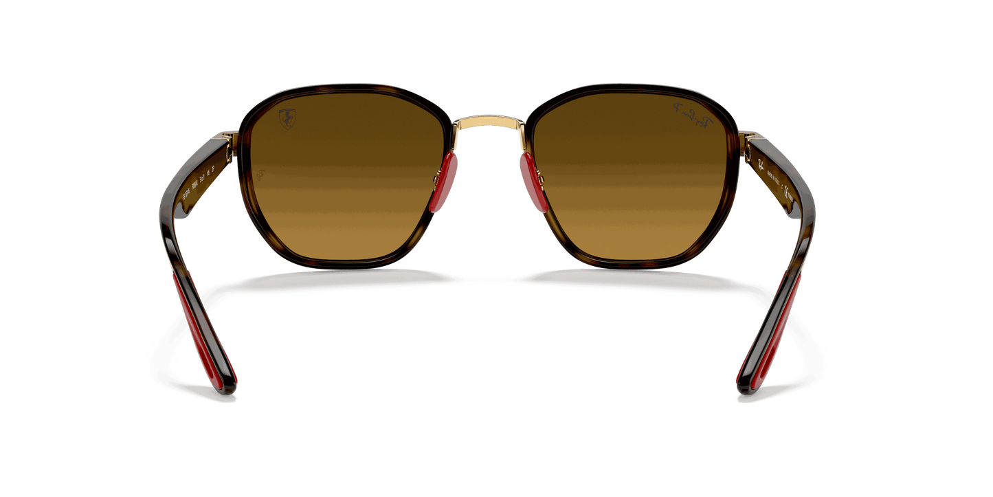 [Brown Lenses, Polished Arista Gold Frame]