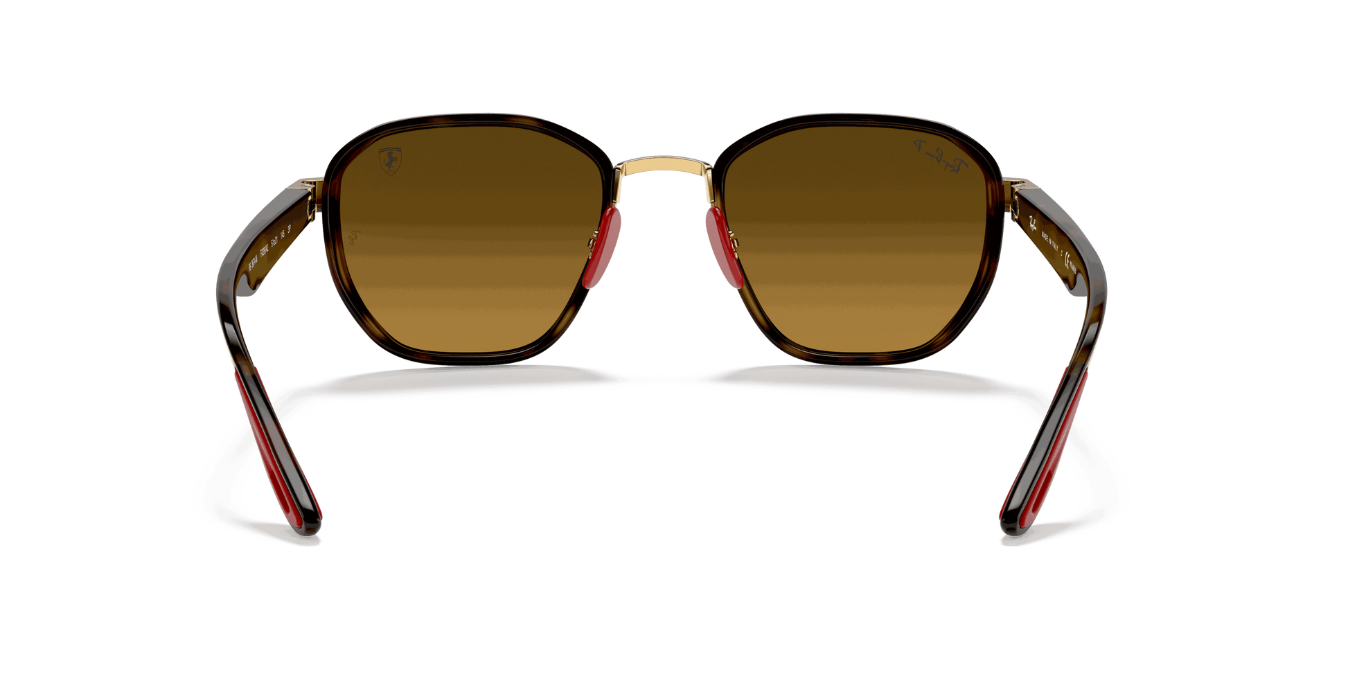 [Brown Lenses, Polished Arista Gold Frame]