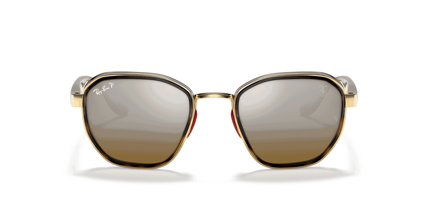 [Brown Lenses, Polished Arista Gold Frame]