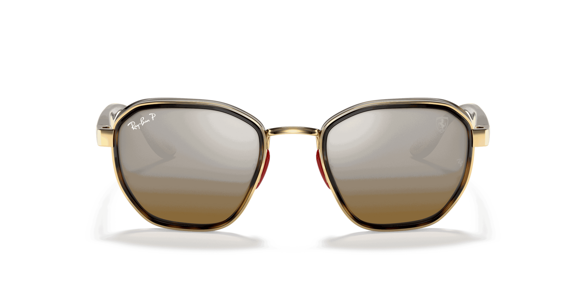 [Brown Lenses, Polished Arista Gold Frame]