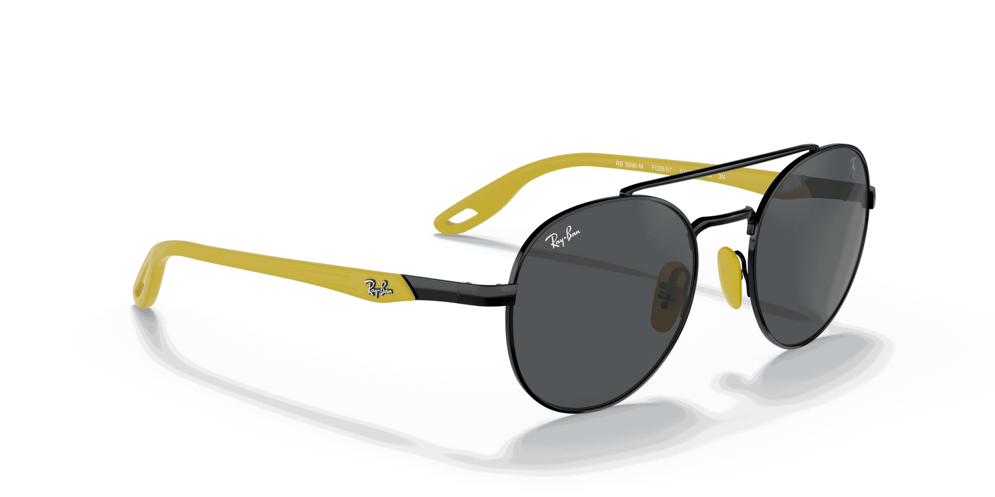[Dark Grey Lenses, Polished Black Frame]