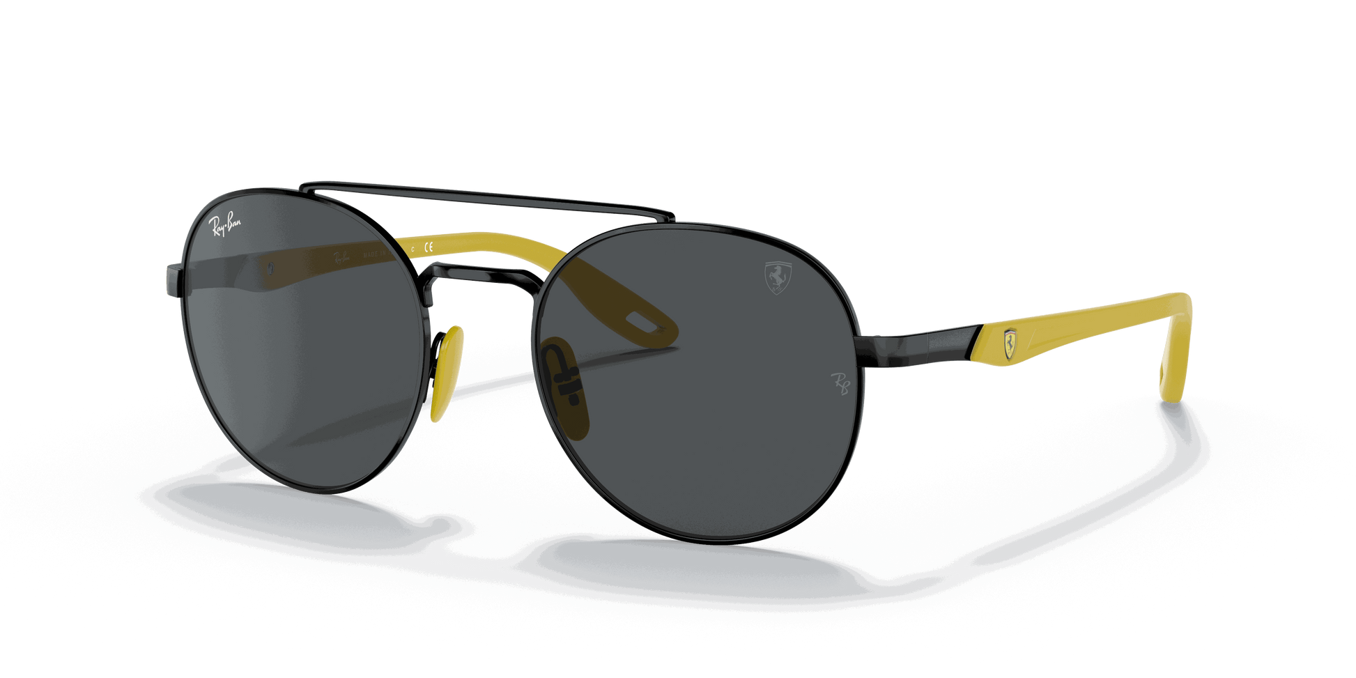 [Dark Grey Lenses, Polished Black Frame]