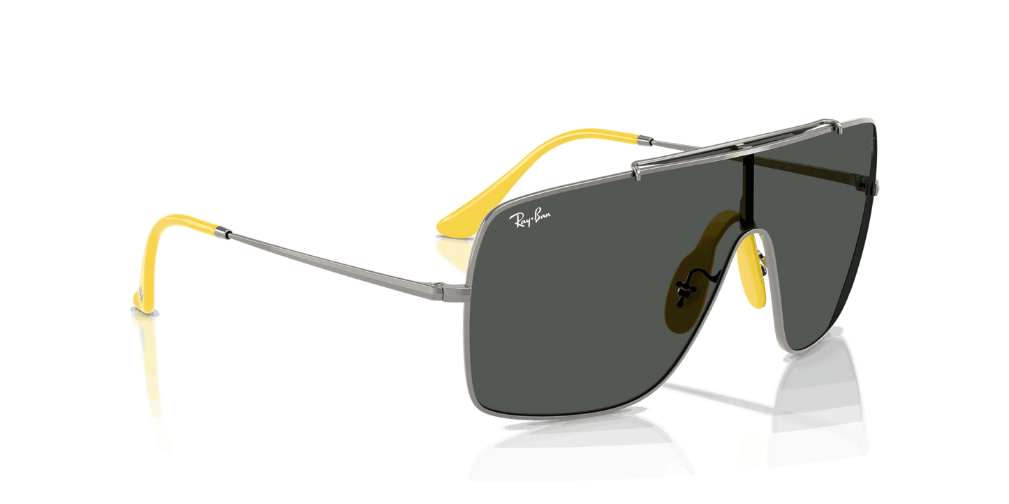 [Dark Grey Lenses, Polished Gunmetal Frame]