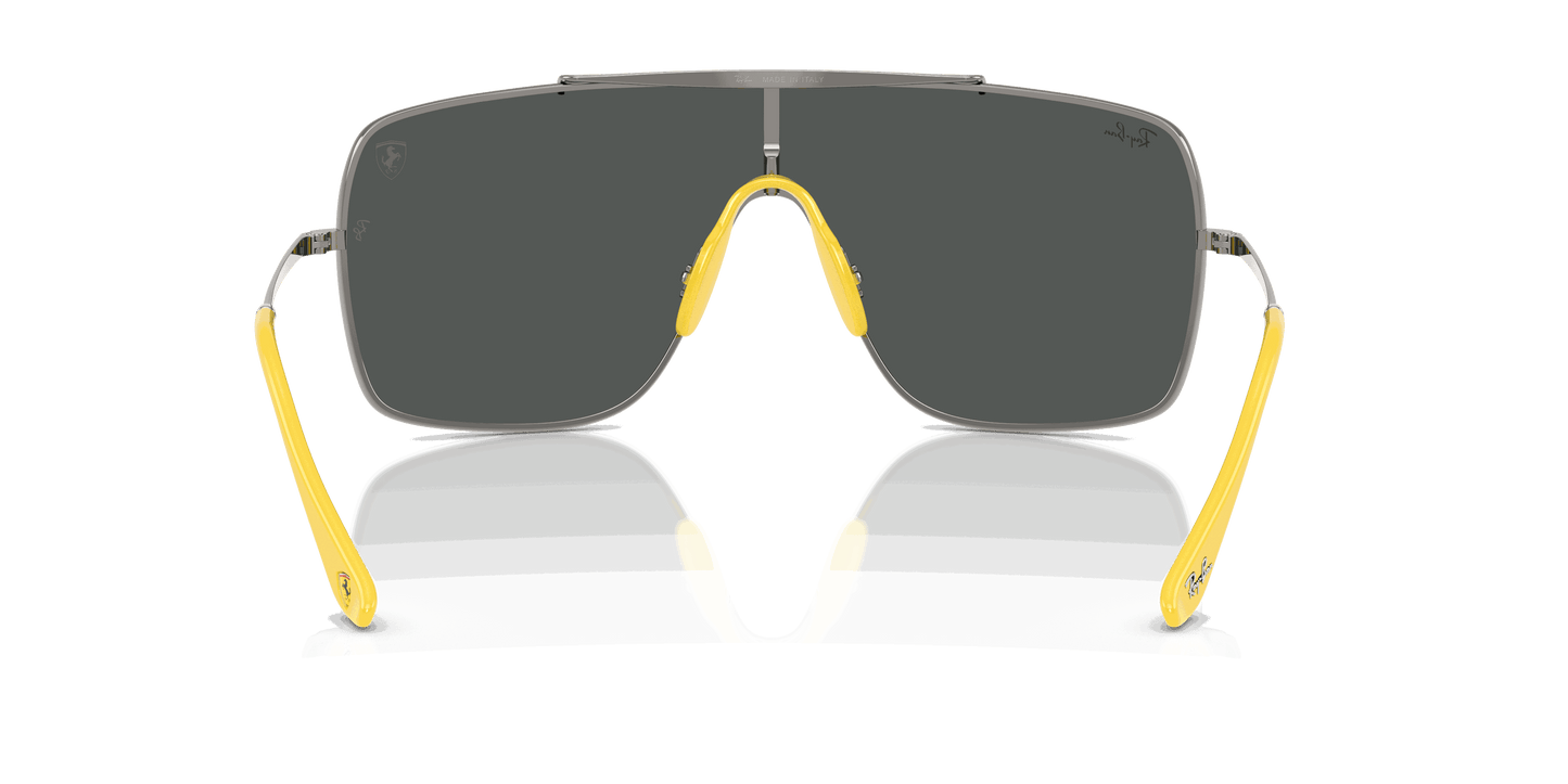 [Dark Grey Lenses, Polished Gunmetal Frame]