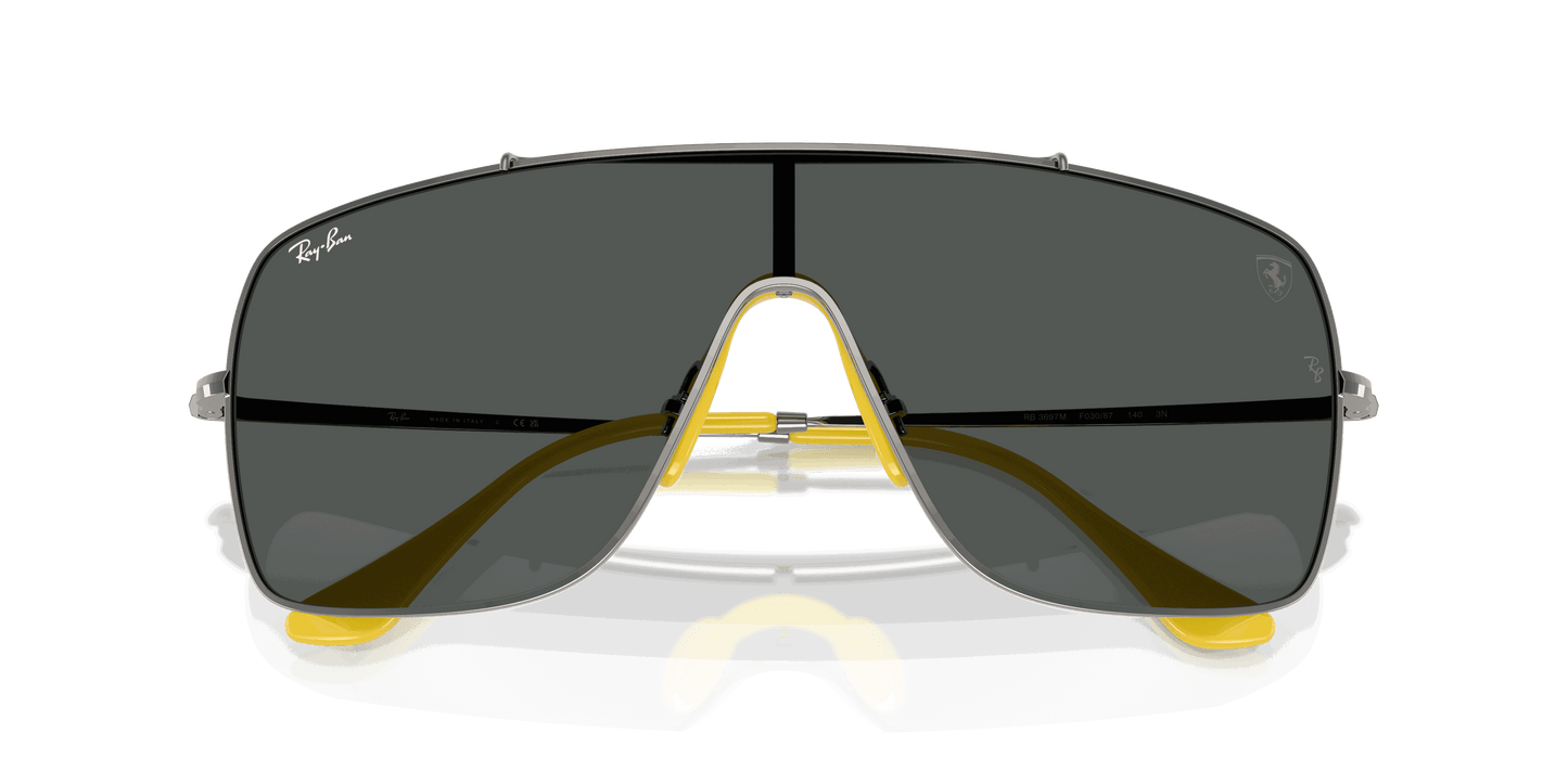 [Dark Grey Lenses, Polished Gunmetal Frame]