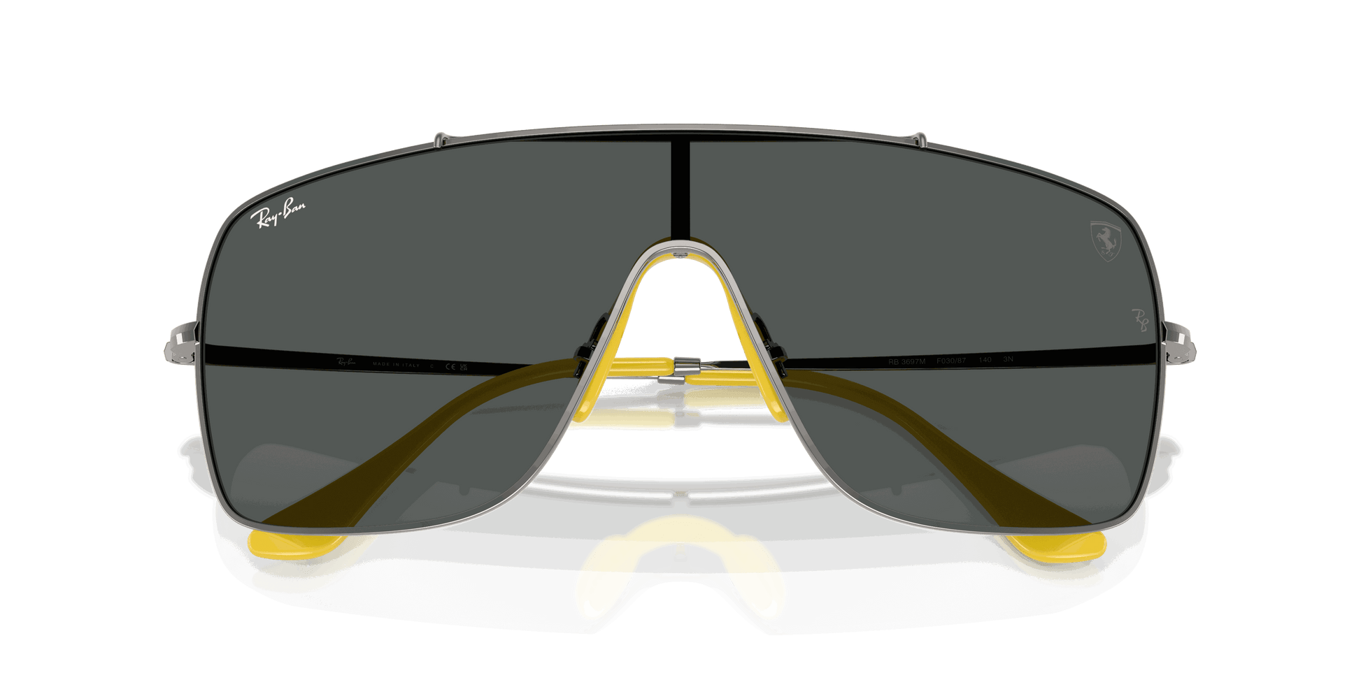 [Dark Grey Lenses, Polished Gunmetal Frame]