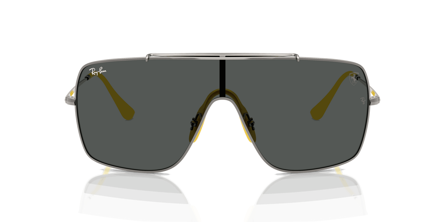 [Dark Grey Lenses, Polished Gunmetal Frame]