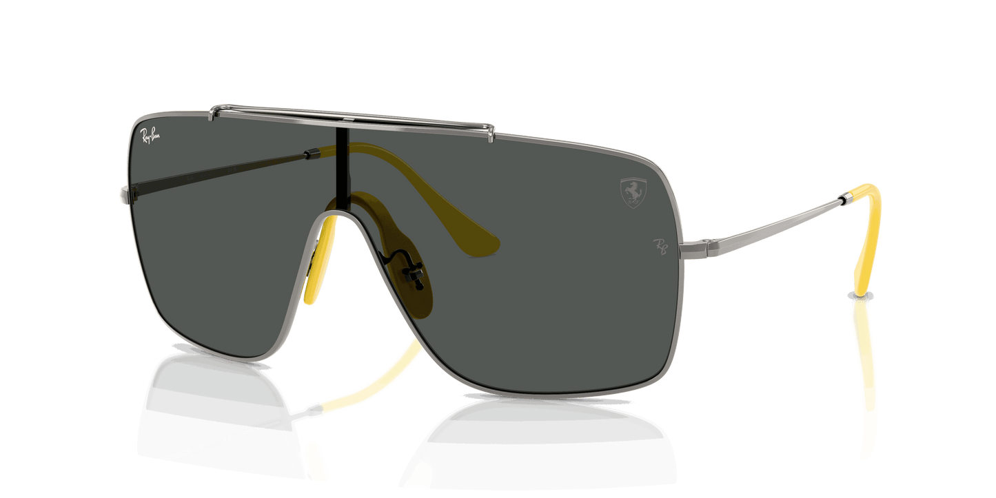 [Dark Grey Lenses, Polished Gunmetal Frame]