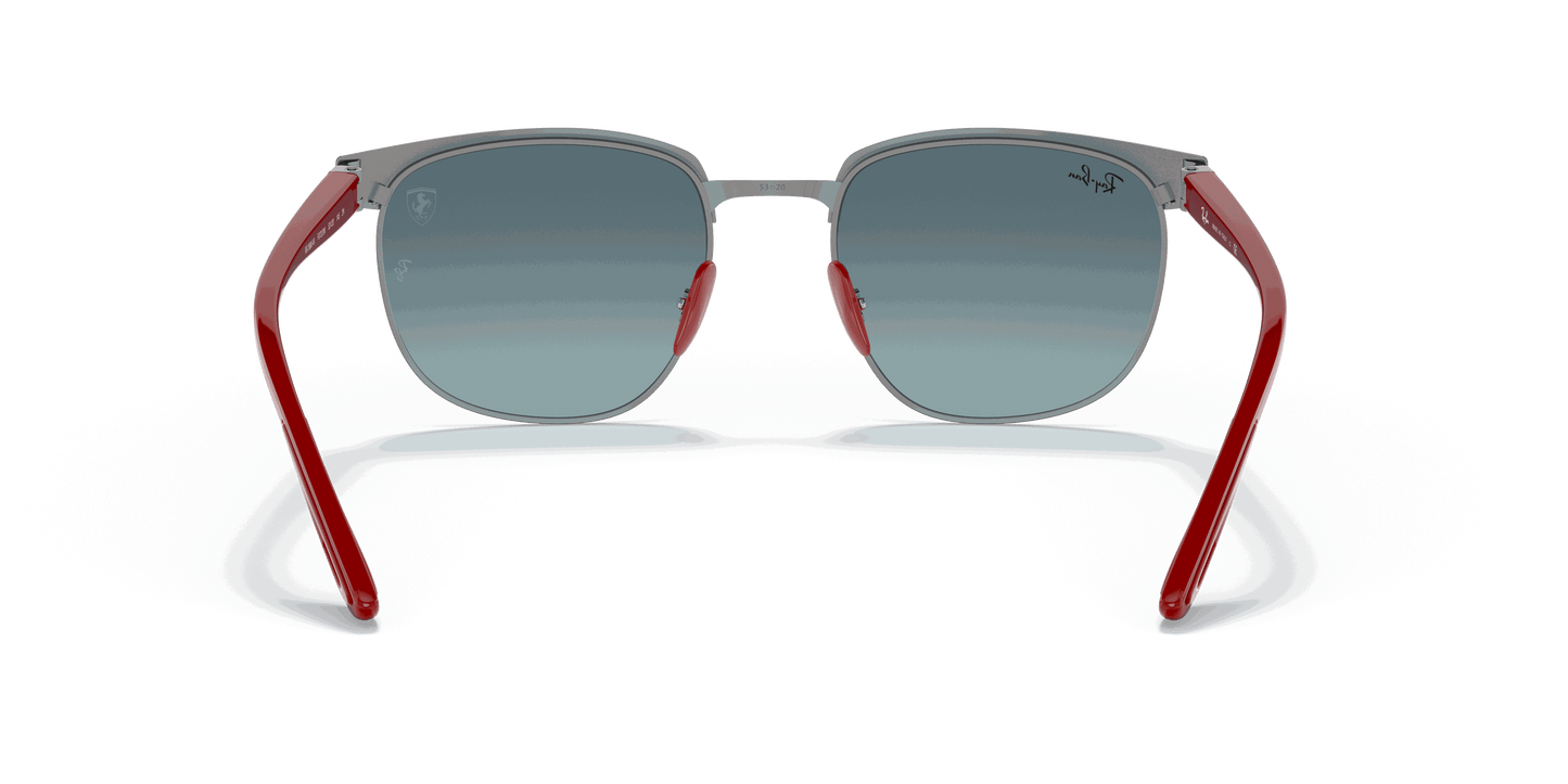 [Blue Gradient Grey Lenses, Polished Blue On Gunmetal Frame]