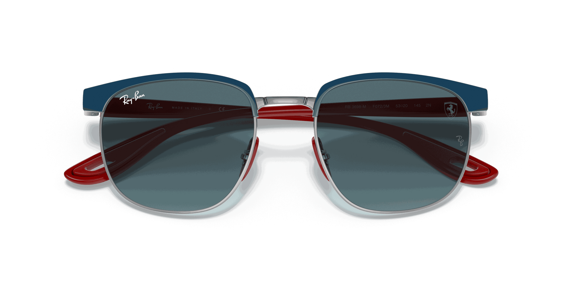 [Blue Gradient Grey Lenses, Polished Blue On Gunmetal Frame]