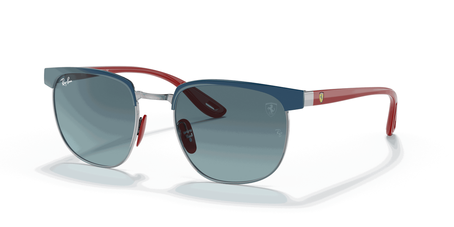 [Blue Gradient Grey Lenses, Polished Blue On Gunmetal Frame]