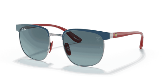 [Blue Gradient Grey Lenses, Polished Blue On Gunmetal Frame]