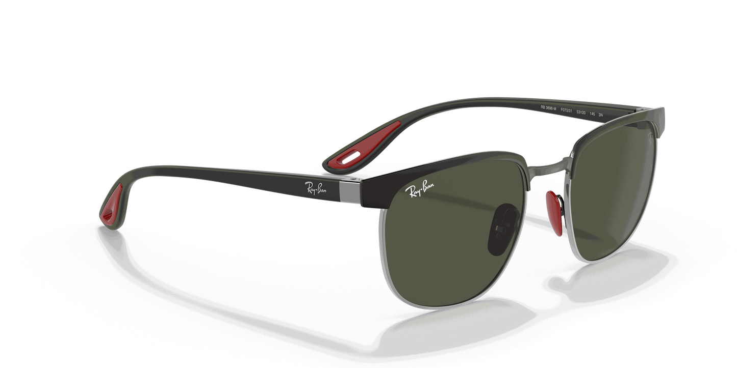 [Green Lenses, Matte Black On Gunmetal Frame]