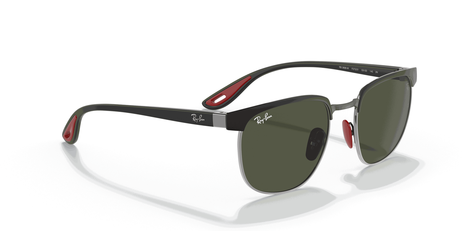 [Green Lenses, Matte Black On Gunmetal Frame]