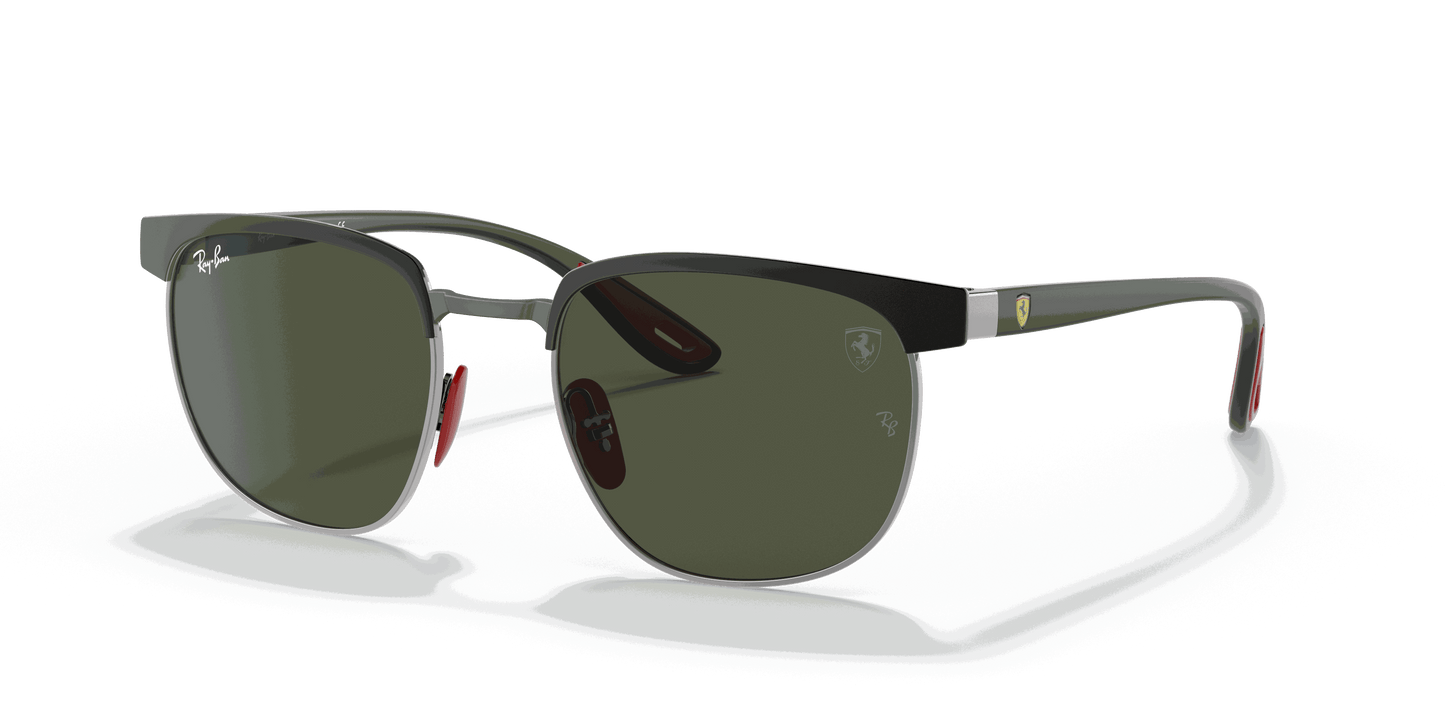 [Green Lenses, Matte Black On Gunmetal Frame]