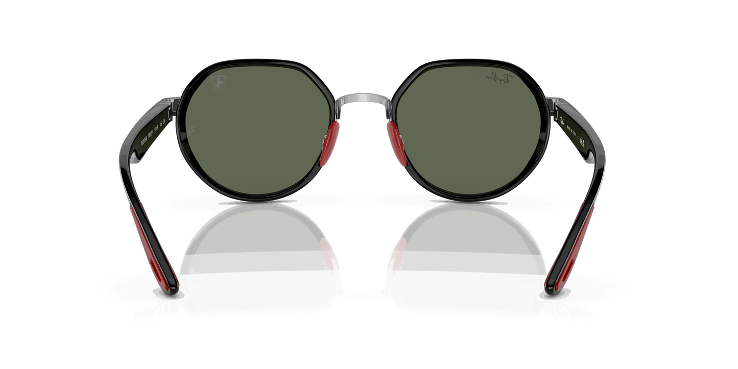 [Dark Green Lenses, Polished Silver Frame]