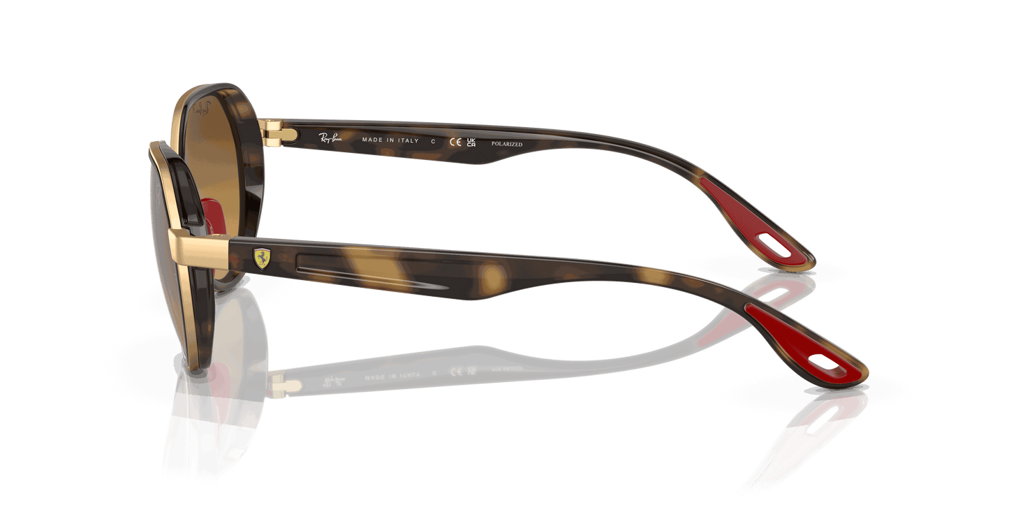 [Brown/Grey Lenses, Polished Gold Frame]