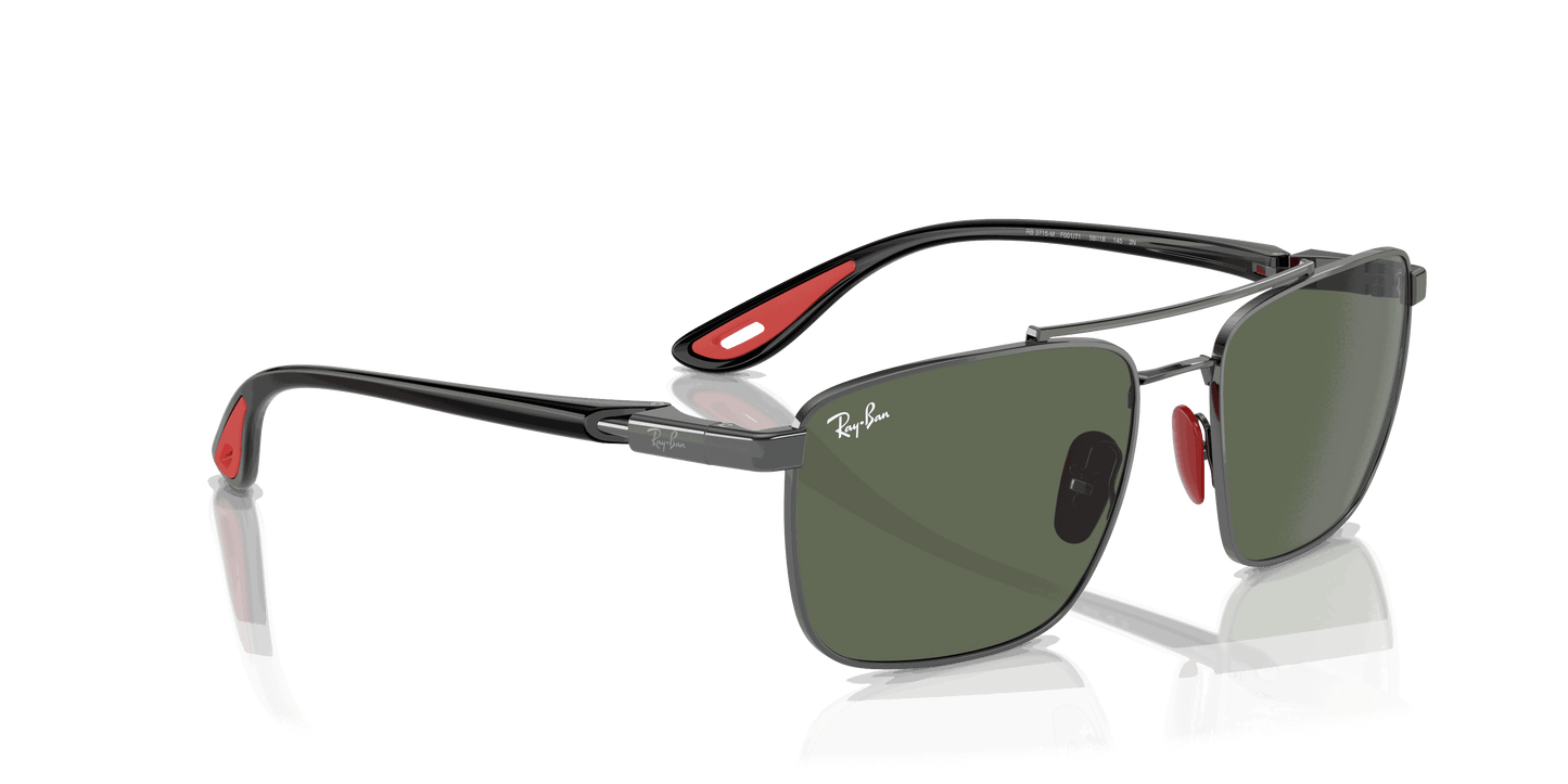 [Dark Green Lenses, Polished Gunmetal Frame]