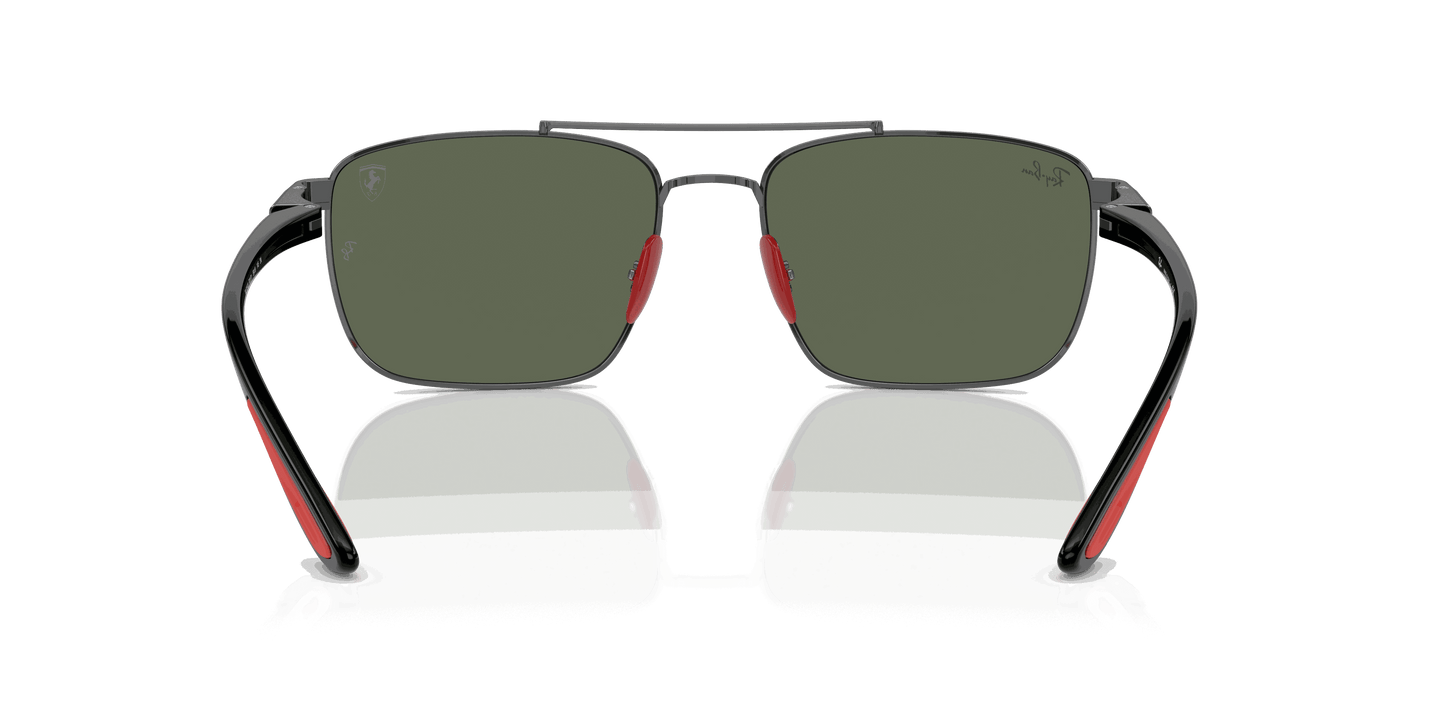 [Dark Green Lenses, Polished Gunmetal Frame]