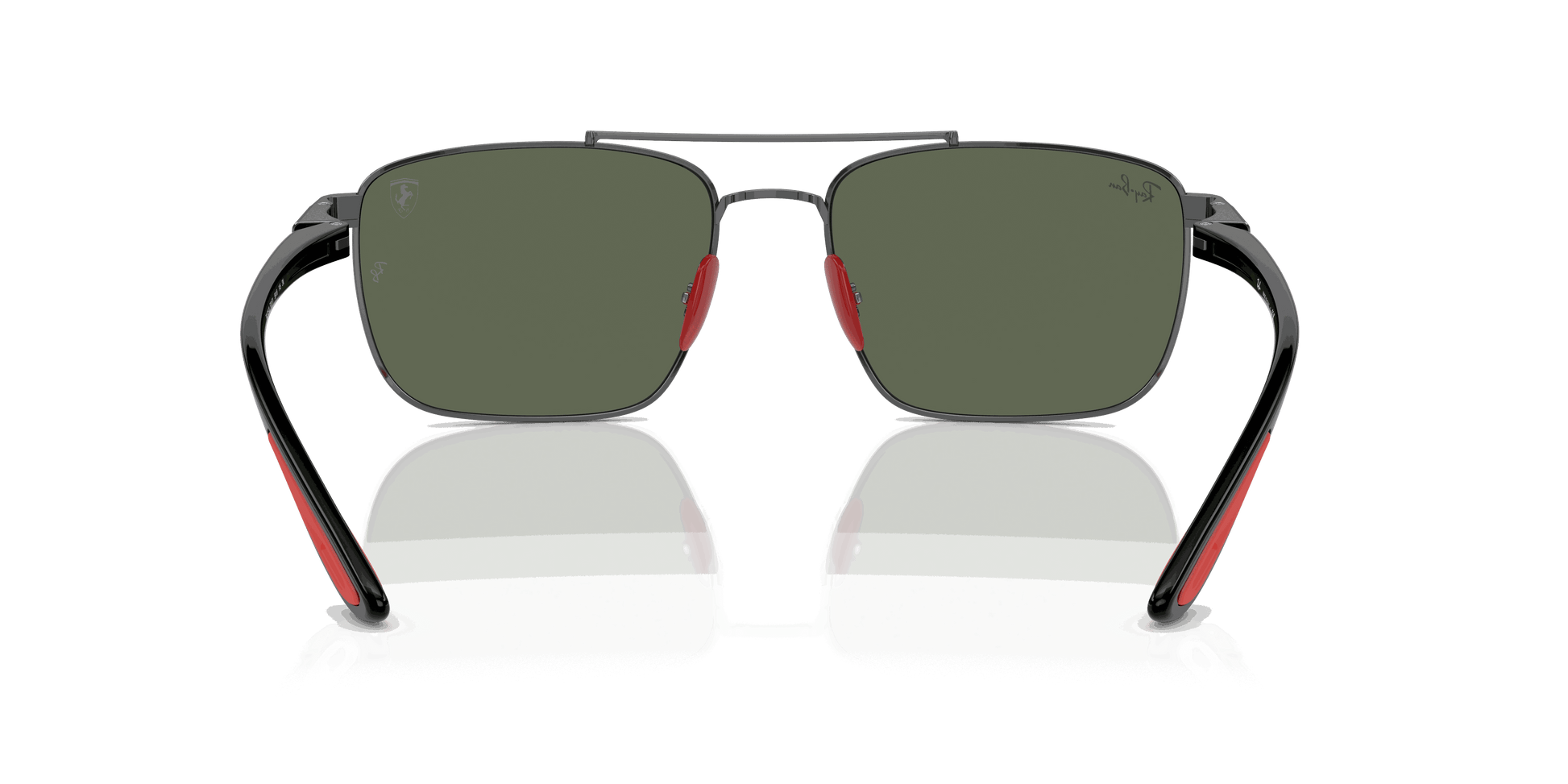[Dark Green Lenses, Polished Gunmetal Frame]