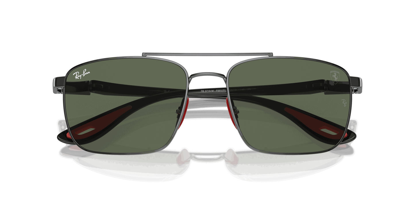 [Dark Green Lenses, Polished Gunmetal Frame]