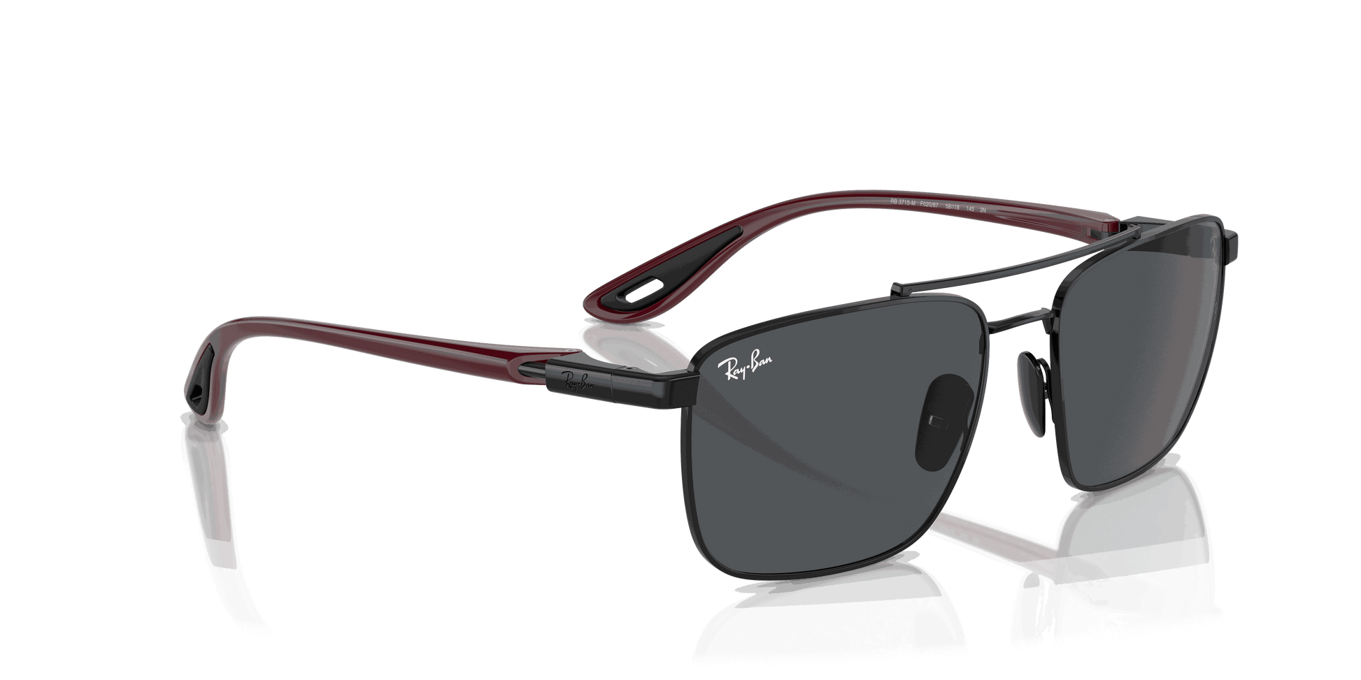 [Dark Grey Lenses, Polished Black Frame]