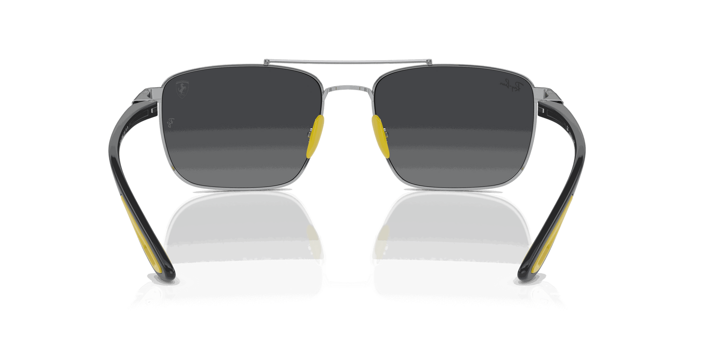 [Silver Lenses, Polished Silver Frame]