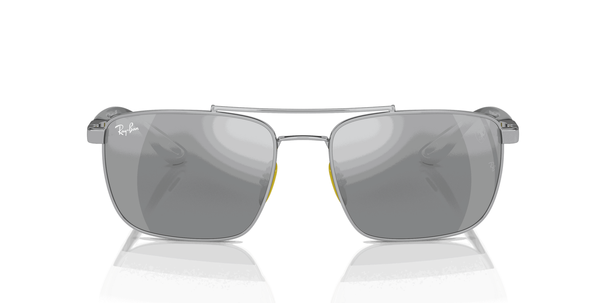 [Silver Lenses, Polished Silver Frame]